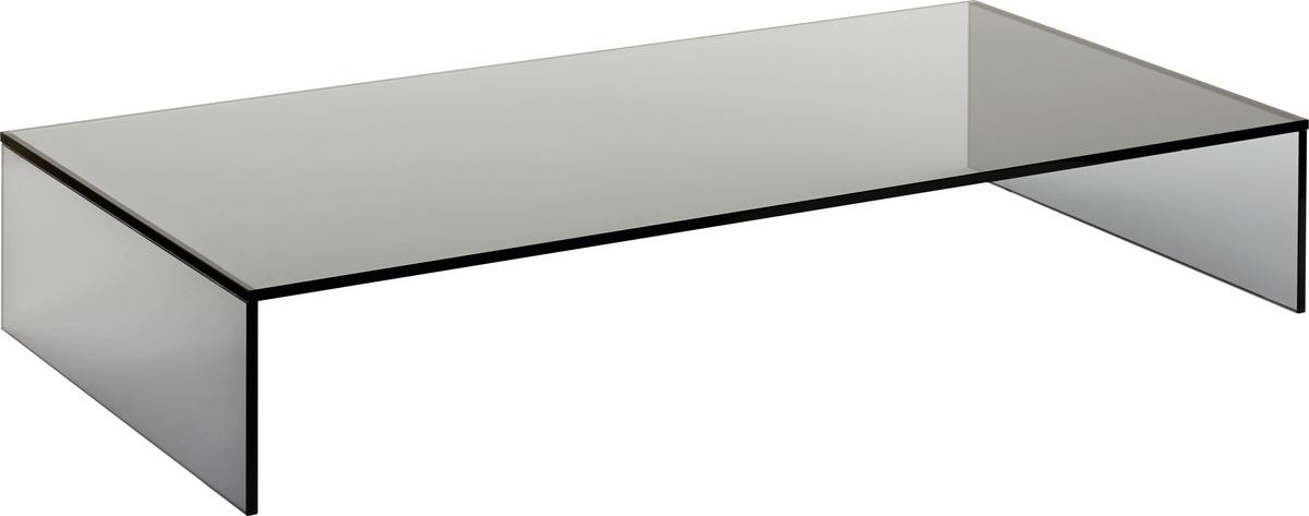 TV-podstavec UNIVERSAL - tmavosivá, sklo (80/14/40cm) - Mömax