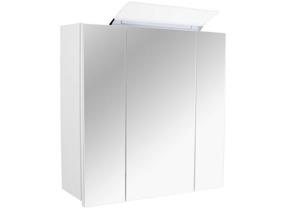 Spiegelschrank mit Soft-Close + Led Tress II B: 80cm, Weiß - Weiß, KONVENTIONELL, Holzwerkstoff (80/70/17cm) - Luca Bessoni Spiegelschrank mit Soft-Close + Led Tress II B: 80cm, Weiß - Weiß, KONVENTIONELL, Holzwerkstoff (80/70/17cm) - Luca Bessoni