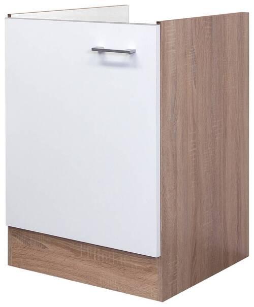 Spülenschrank Samoa B: 50 cm Weiß ohne Arbeitsplatte