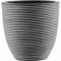 OBAL NA KVĚTINÁČ MARLENE - M - černá, Lifestyle, plast (21/21cm) - Mömax