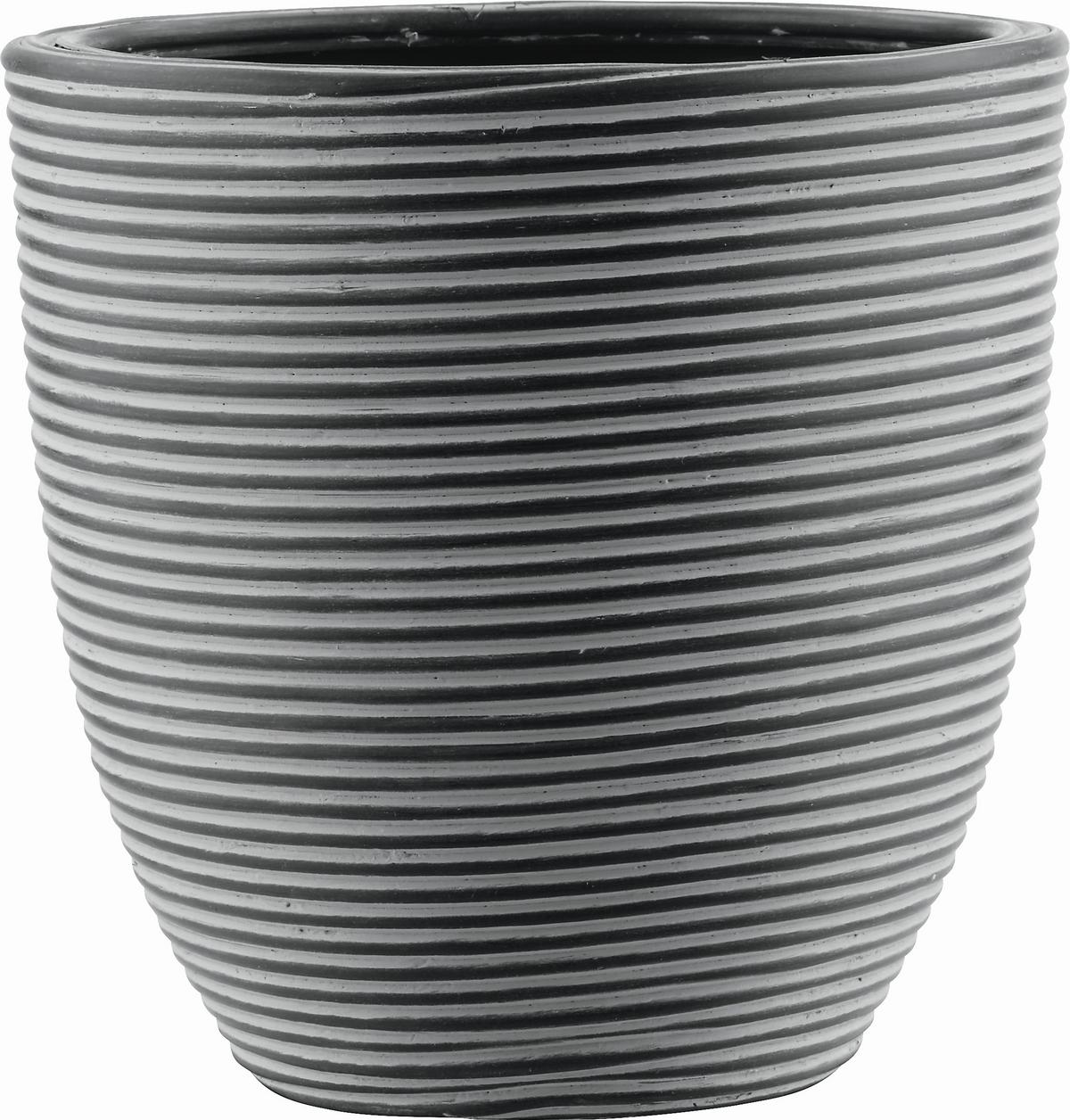 OBAL NA KVĚTINÁČ MARLENE - M - černá, Lifestyle, plast (21/21cm) - Mömax