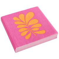 SERVÍTKA KAI - oranžová/pink, papier (33/33cm)