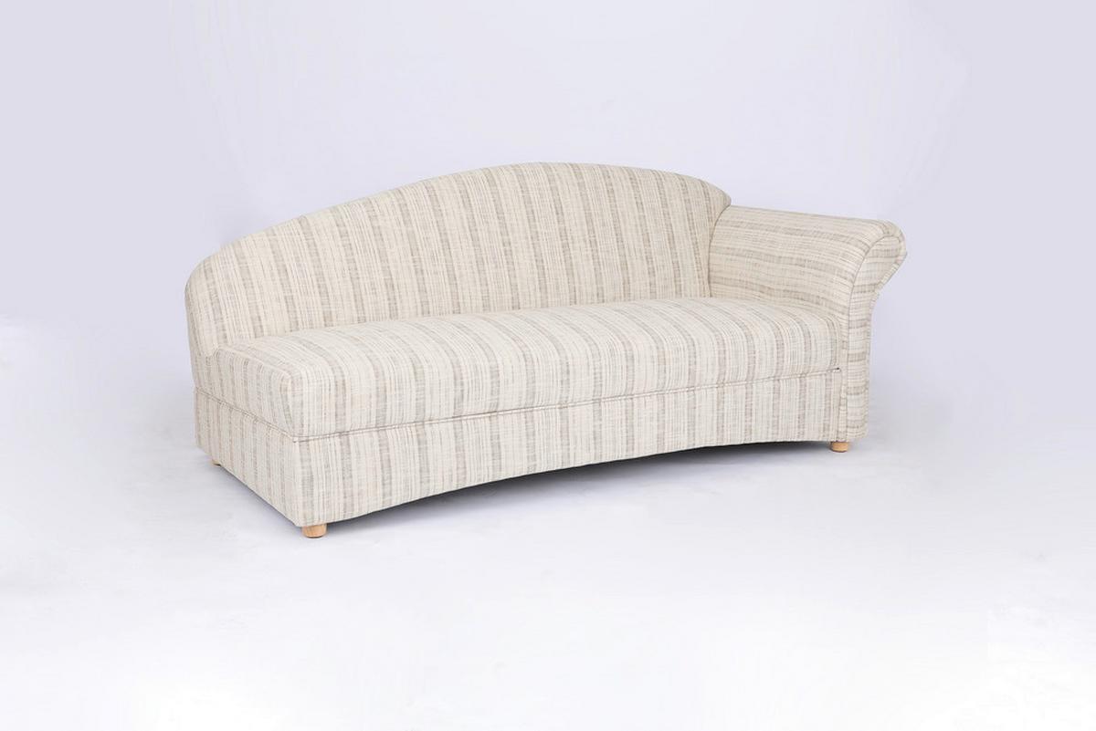 3-Sitzer Loretta, Armlehne rechts, grau, ca.193x83x85 - Greige, Basics, Holz/Textil (193/83/85cm)