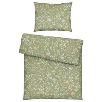 Posteľná bielizeň Marina, 70/90 140/200cm - zelená, Konventionell, textil (140/200cm) - Mömax