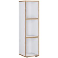 REGÁL NA ŠANÓNY SALIA B30 - čierna/biela, Design, kompozitné drevo/plast (30/110/33cm) - P & B