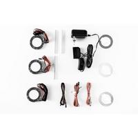 Regalbodenbeleuchtung 3-Er Set 7,2 W Led dimmbar - Schwarz/Weiß, Design, Kunststoff/Metall (6/1/6cm) - Livetastic
