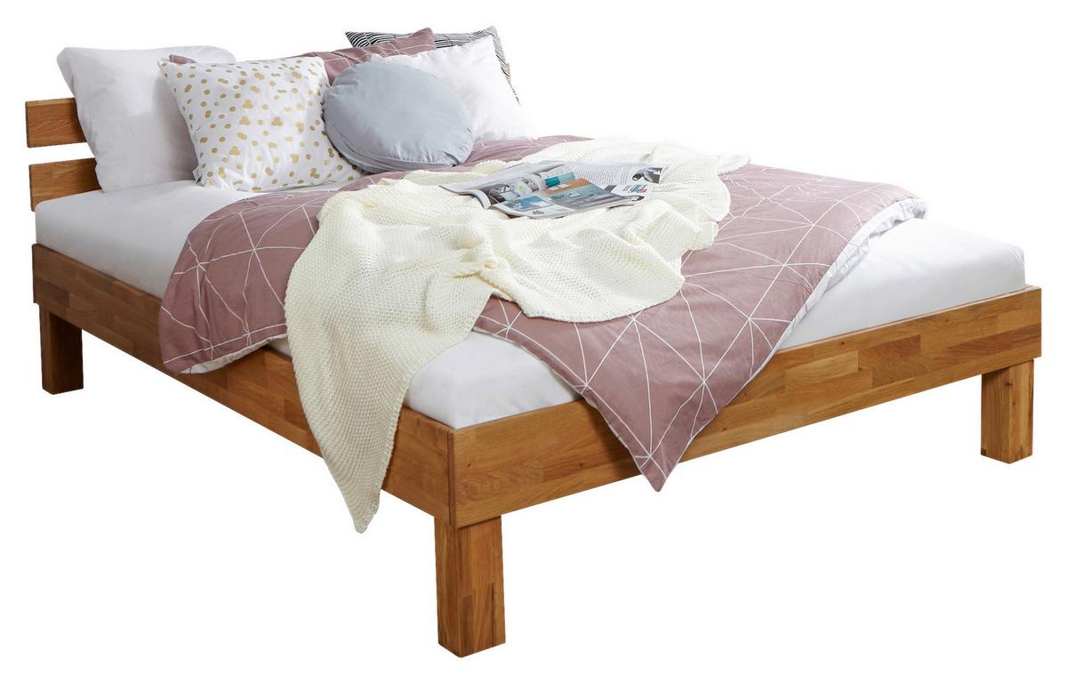 Bett Luis - Naturfarben, MODERN, Holz (140/200cm) - MID.YOU