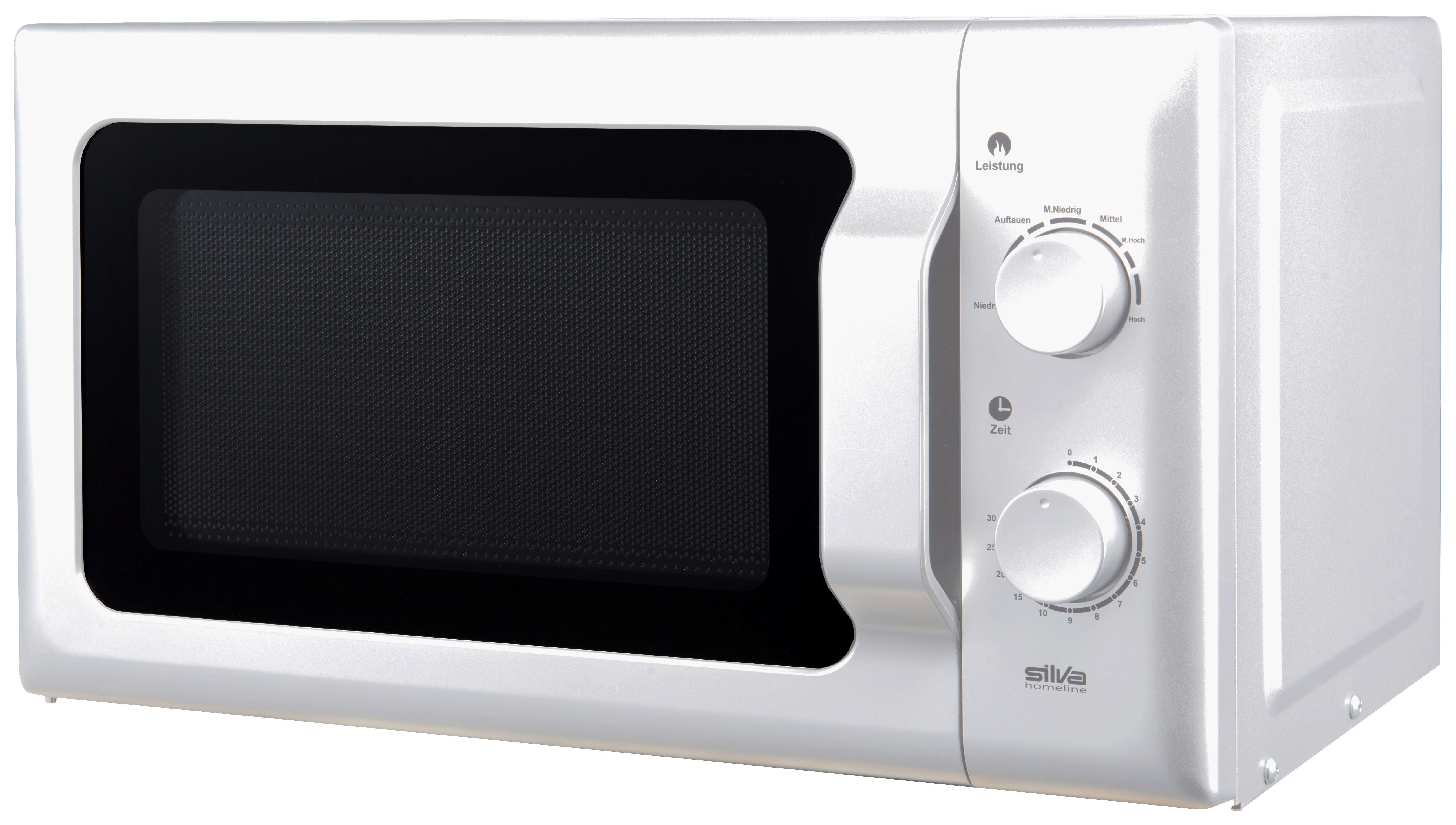 Mikrowelle MW-U 20.4 WS - Weiß, MODERN, Glas/Metall (45/26/35cm) - Silva Schneider