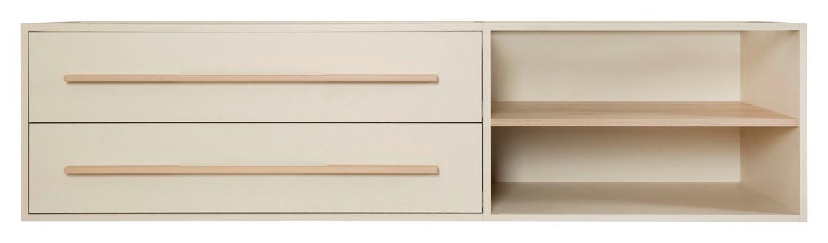 Unterbettkommode Flexi Grow Holzdekor Kashmir  B: 170 Cm - Kaschmir, KONVENTIONELL, Holz/Holzwerkstoff (170/43/49cm) - Roba