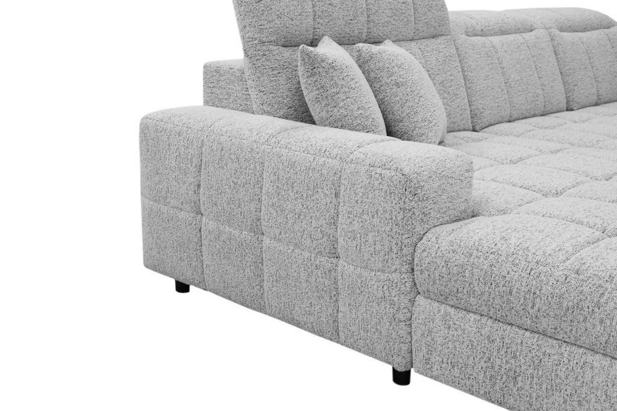 Sedačka SANTORINI, levá, šedá - Moderní (193/291cm) - Premium Living