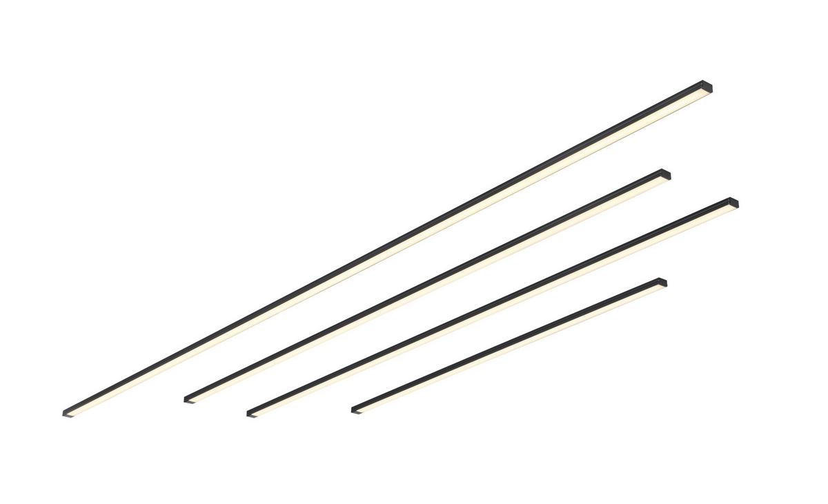 LED-Leuchtkasten Numik Schwarz max. 33 Watt - čierna, Modern, plast (50/75/100/1,3/0,7cm) - Mömax