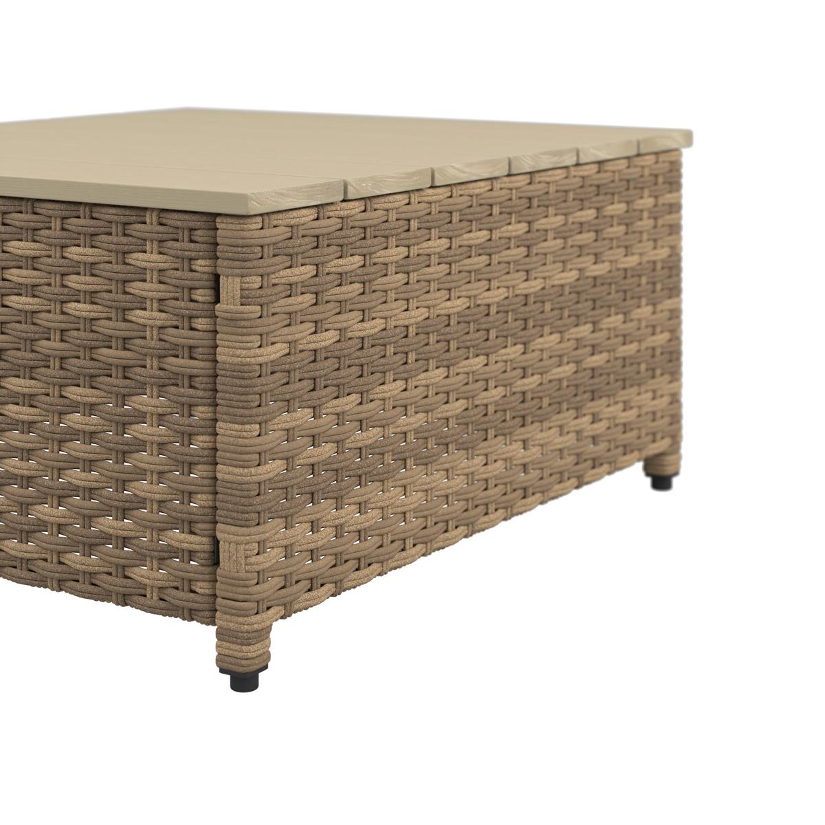 Loungegarnitur Bellagio - Gelb/Grau, MODERN, Kunststoff/Textil (178/67,5/67,5cm) - Beldano