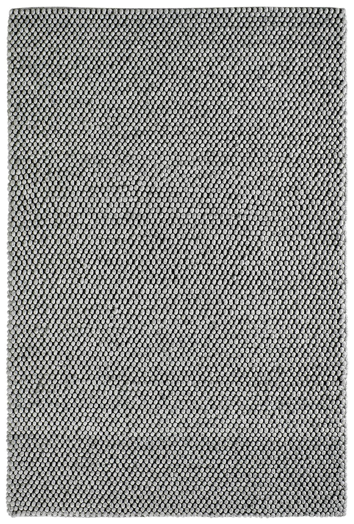 Handwebteppich My Loft - Silberfarben, KONVENTIONELL, Textil (160/230cm) - Obsession