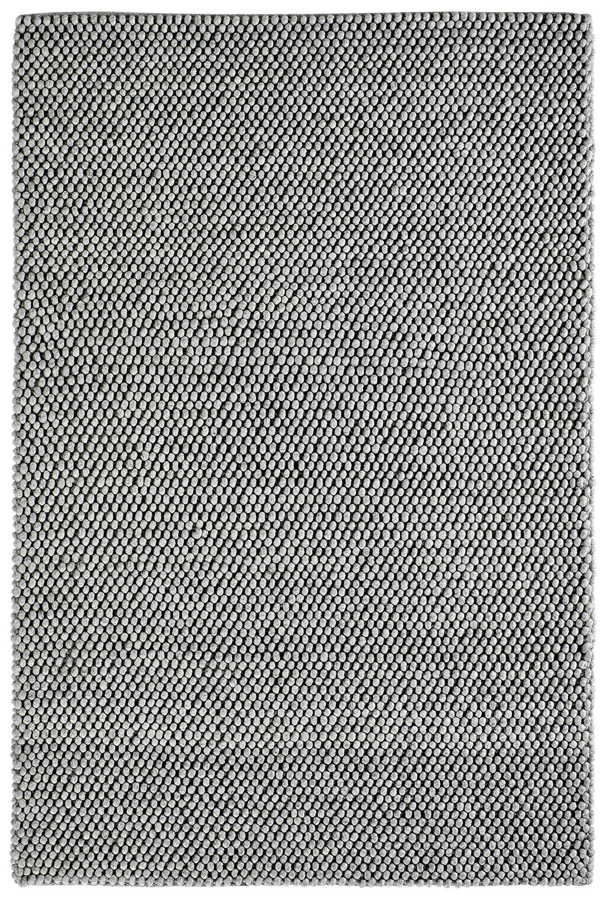 Handwebteppich My Loft - Silberfarben, KONVENTIONELL, Textil (160/230cm) - Obsession