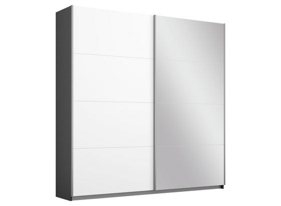 Schwebetürenschrank Belluno 181 cm Grau/Weiß/sp. - Dunkelgrau/Weiß, MODERN, Holzwerkstoff (181/210/62cm) Schwebetürenschrank Belluno 181 cm Grau/Weiß/sp. - Dunkelgrau/Weiß, MODERN, Holzwerkstoff (181/210/62cm)