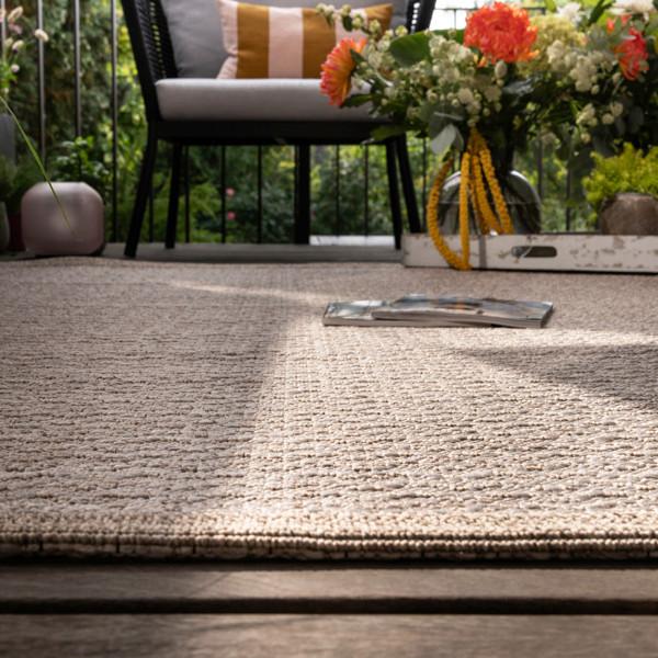 Flachwebteppich My Oslo 708 - Taupe, Design, Textil (160/230cm) - Obsession