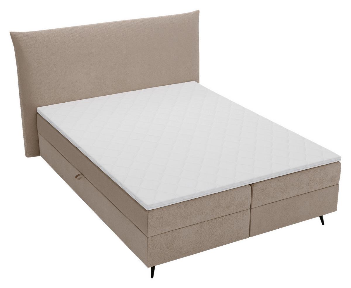 Boxbett Foxy Braun - Schwarz/Braun, Basics, Holz/Holzwerkstoff (180/200cm) - Livetastic