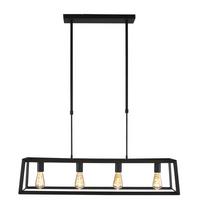 Pendelleuchte Buckley - Schwarz, Trend, Metall (20/90/100cm)