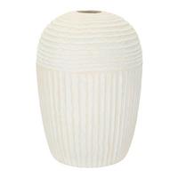 Vase Icicle Pot Creme B: 39 cm - Creme, Basics, Metall (39/56/39cm)