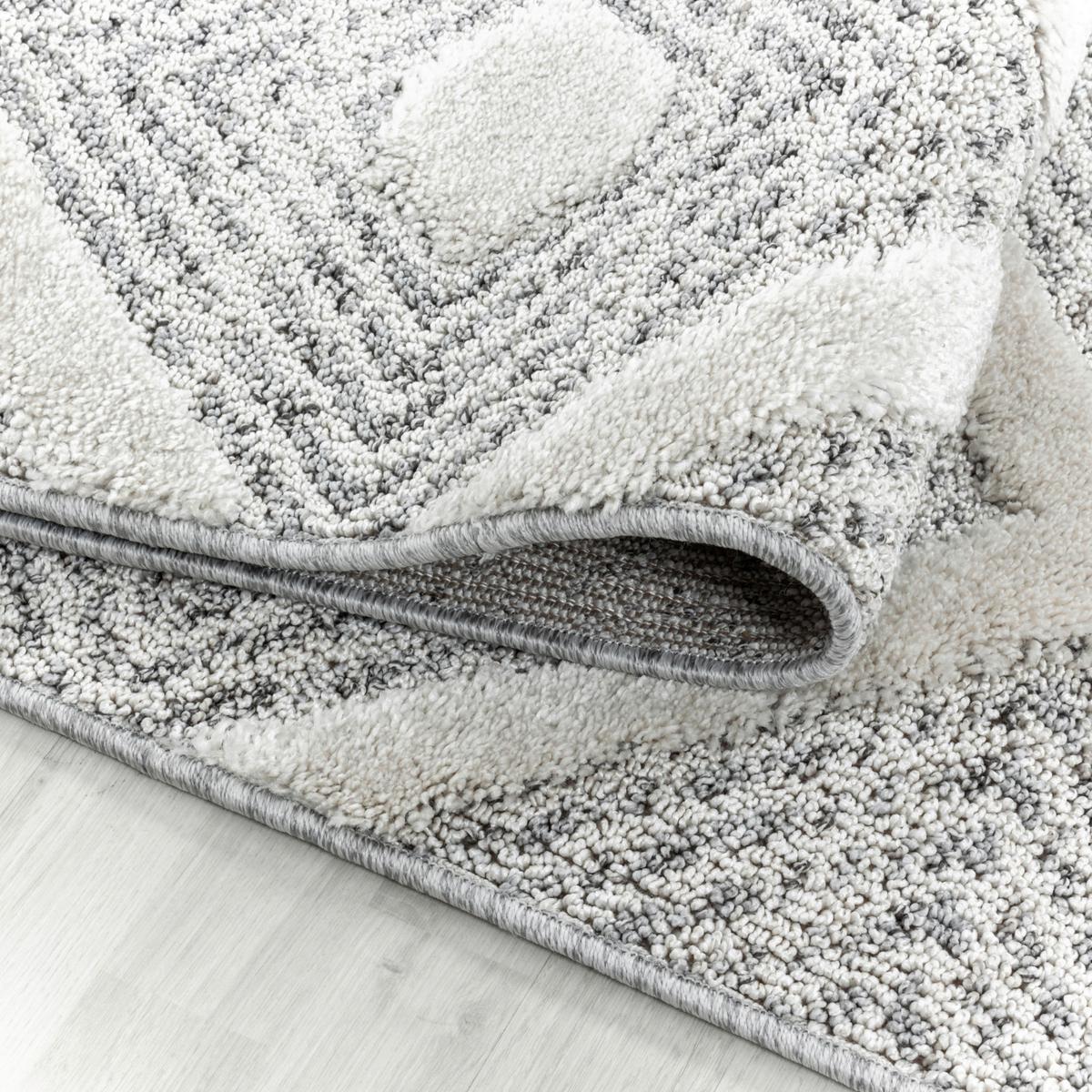 Webteppich Grau Pisa 280x370 cm - Grau, KONVENTIONELL, Textil (280/370cm)