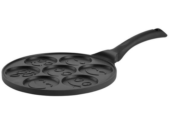Pánev Na Pancake Smile - černá, kov (26/1,35cm) - Modern Living Pánev Na Pancake Smile - černá, kov (26/1,35cm) - Modern Living