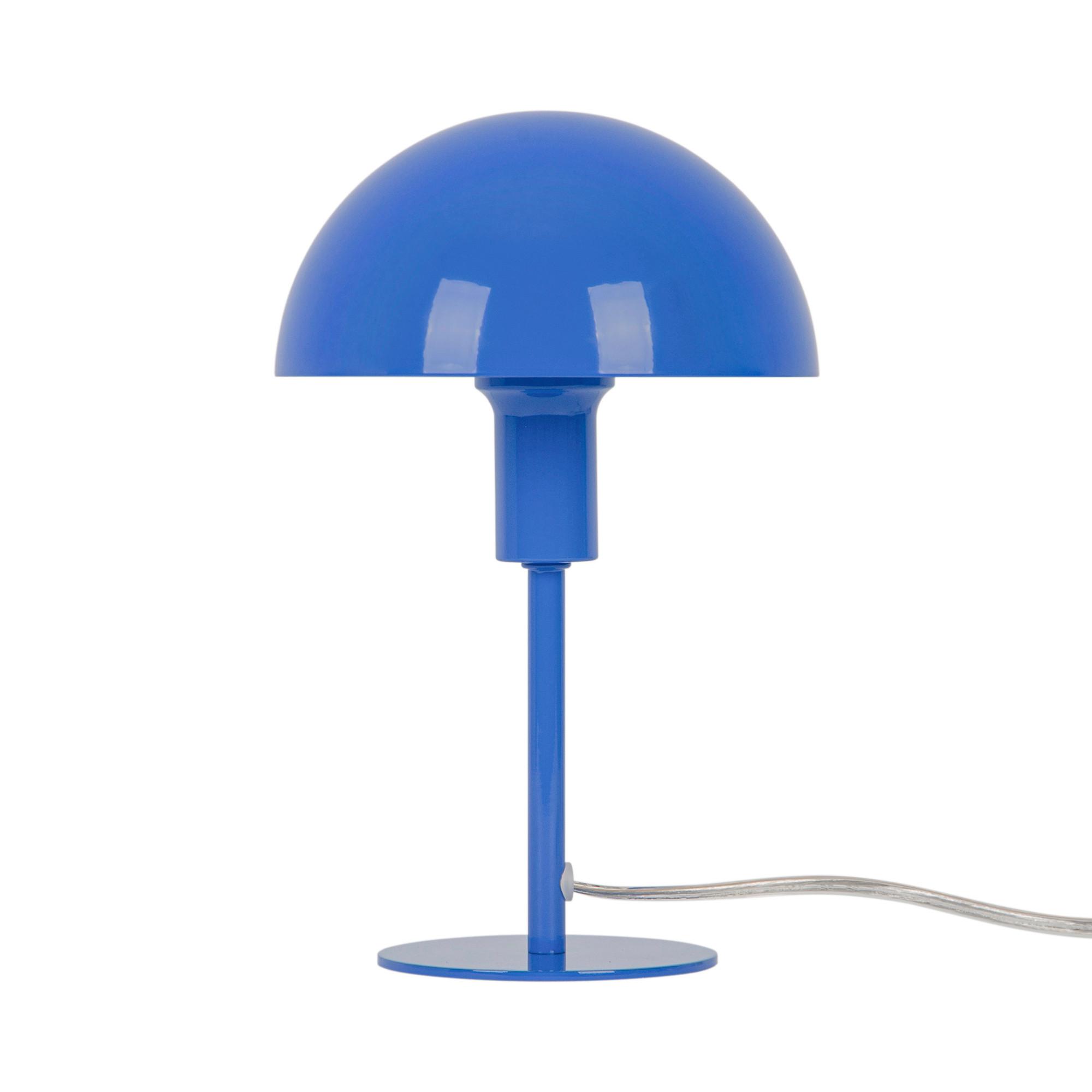 Tischleuchte Ellena Mini Blau D: 16 cm - Blau, Design, Metall (16/25cm) - Nordlux