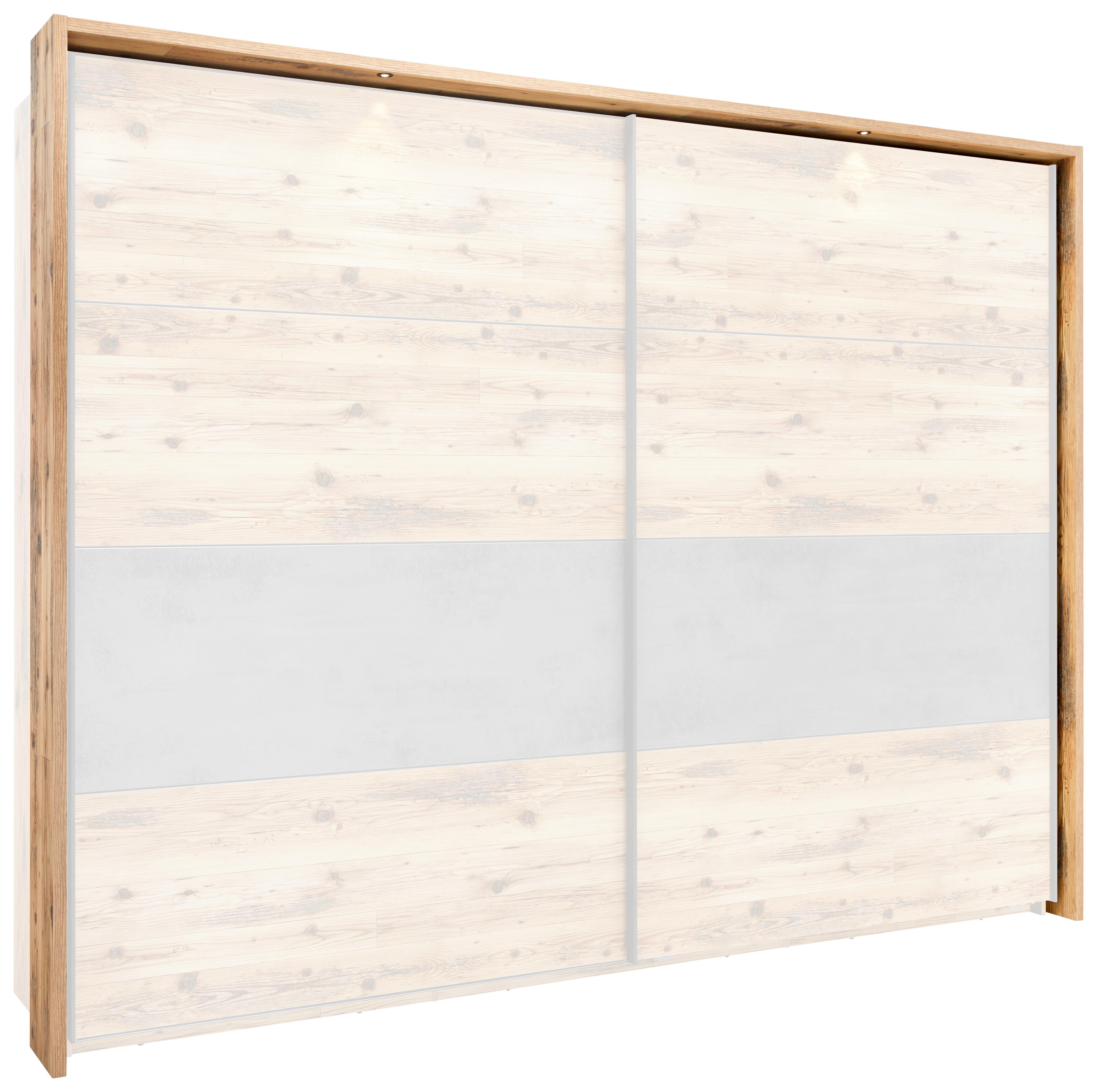 Passepartout-Rahmen Alicant für B: 280 cm mit Beleuchtung - Fichtefarben, Basics, Holzwerkstoff (280/215/23cm) - Luca Bessoni