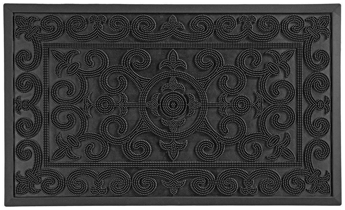 DVEŘNÍ ROHOŽKA Linus, 60/80cm, černá - černá, plast (60/80cm) - Mömax