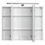 Spiegelschrank Belluno B:80 cm Weiß - Weiß, Basics, Glas/Holzwerkstoff (80/64/20cm) Spiegelschrank Belluno B:80 cm Weiß - Weiß, Basics, Glas/Holzwerkstoff (80/64/20cm)