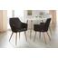 Stuhl Betty Lederlook Anthrazit - Anthrazit/Braun, MODERN, Textil/Metall (51/86/55cm) - Ombra Stuhl Betty Lederlook Anthrazit - Anthrazit/Braun, MODERN, Textil/Metall (51/86/55cm) - Ombra