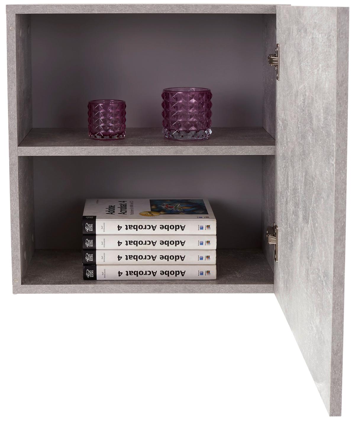 Hängelement Geno B: 50 Cm Betonoptik - Grau, MODERN, Holzwerkstoff (50/51/28cm)