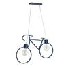 Kinderhängeleuchte 4900/Sb - Blau, Basics, Metall (67/4/125cm)