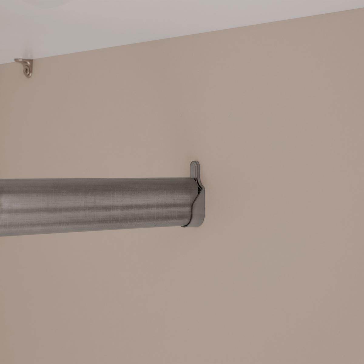 Skriňa s otočnými dverami SIENA, šírka 250 cm - kašmírová/chrómová, Konventionell, kov/kompozitné drevo (250/212/57cm)
