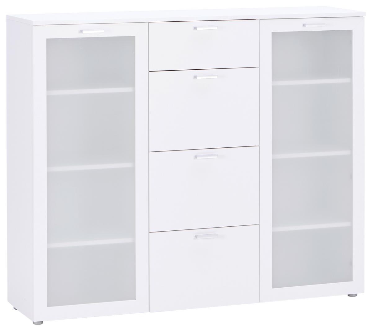 Kommode 135cm Xeno, Weiß Xeno "x2m A9 914" - MODERN (135/115/37cm)