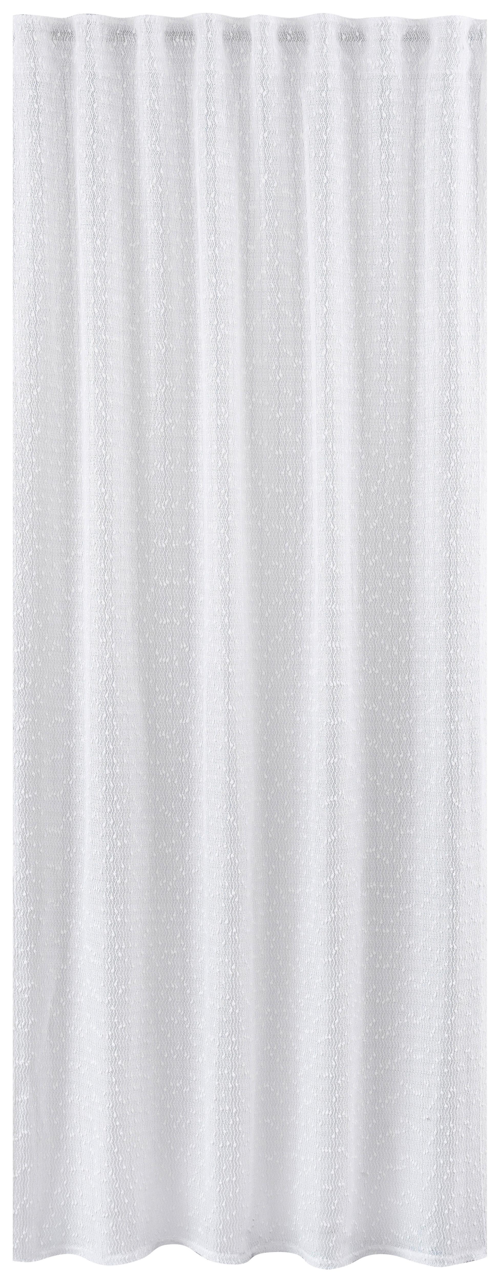 Fertigvorhang Charlene - Weiß, MODERN, Textil (130/245cm) - Luca Bessoni