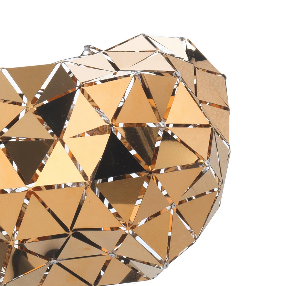 Tischleuchte Andromeda Goldfarben L: 25 cm 22w - Goldfarben/Schwarz, Design, Kunststoff/Metall (25/25/40cm)