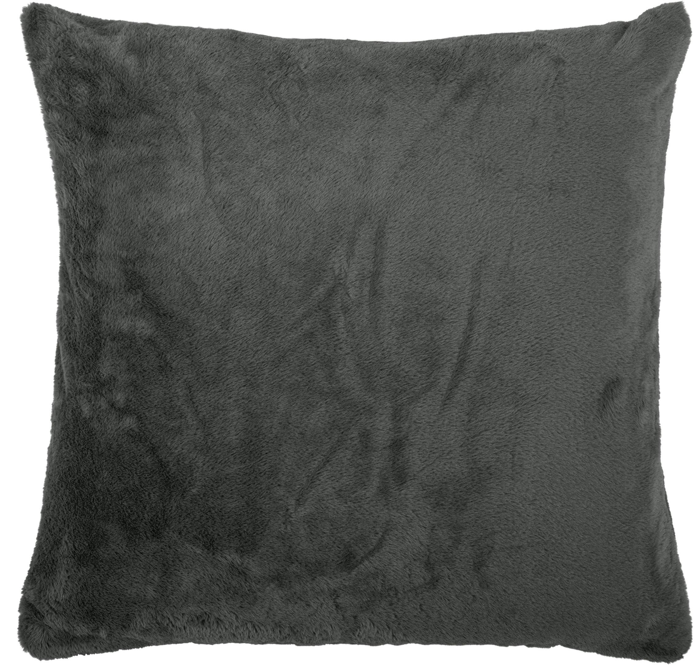 Zierkissen Hilton Anthrazit 45x45 cm - Anthrazit, Textil (45/45cm)