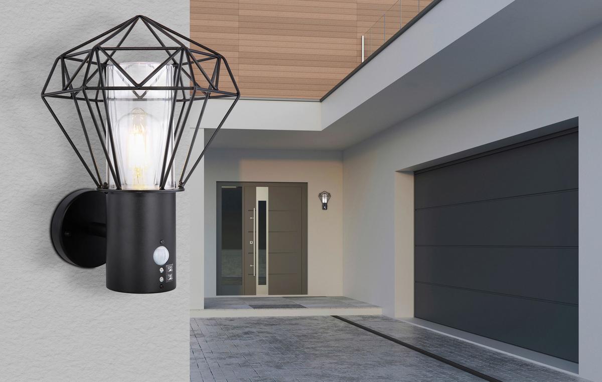 Außenwandleuchte 31355slmds - Basics (22,5/27,5/34cm) - Globo