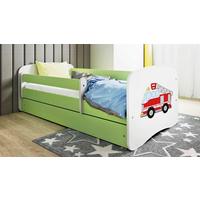 Kinder-/Juniorbett Babydreams Inkl. Matratze 80x160 - Birkefarben/Weiß, MODERN, Holz/Holzwerkstoff (80/160cm) - MID.YOU