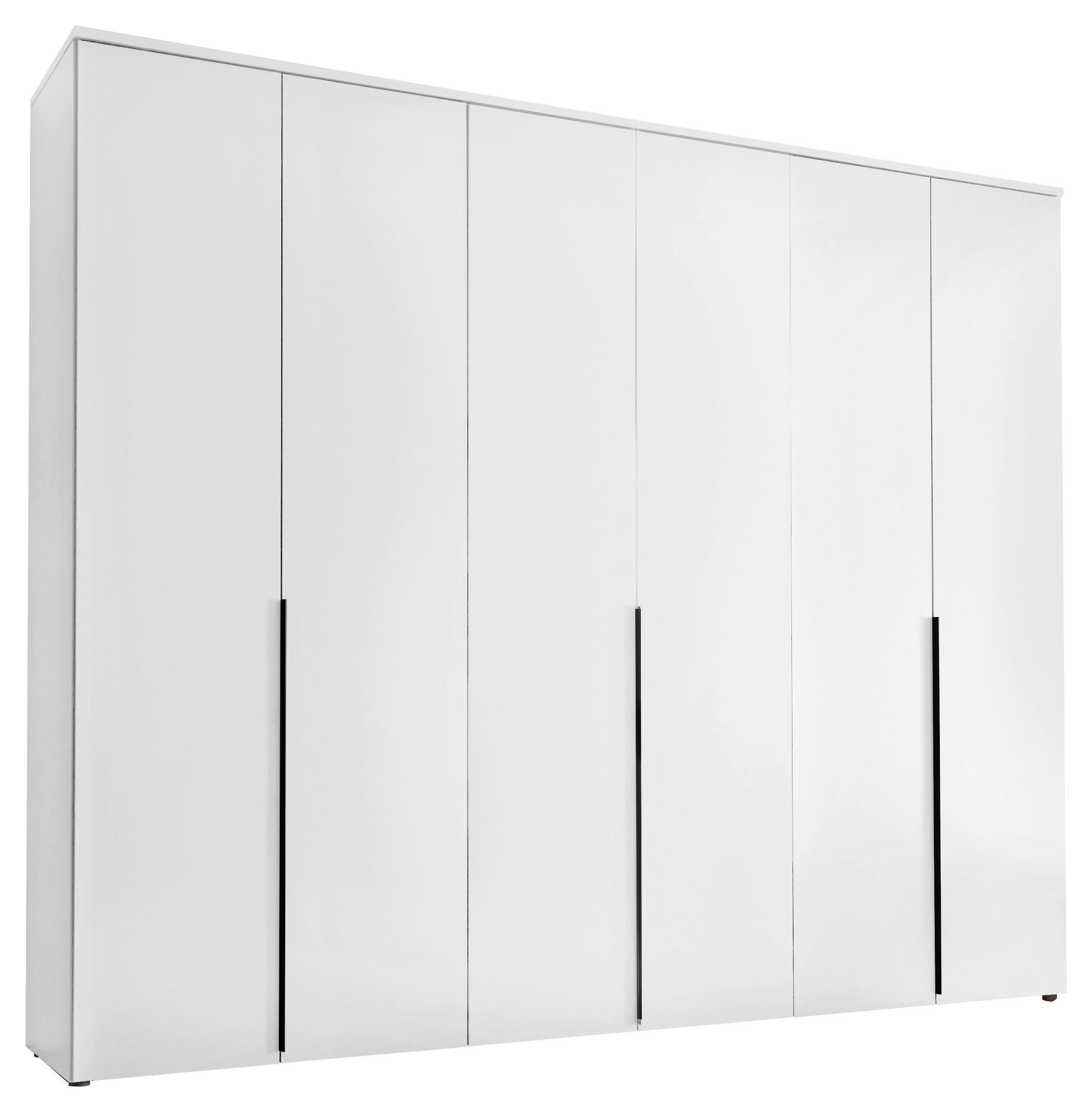 Drehtürenschrank 270 cm Kevo Weiß - Weiß, MODERN, Holzwerkstoff (270/225/52cm) - Carryhome