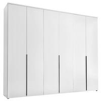 Drehtürenschrank 270 Cm Kevo Weiß - Weiß, MODERN, Holzwerkstoff (270/225/52cm) - Carryhome
