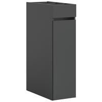 Badezimmerregal Free Anthrazit B: 29 cm - Anthrazit, Basics, Holzwerkstoff/Kunststoff (29/101/60cm) - MID.YOU