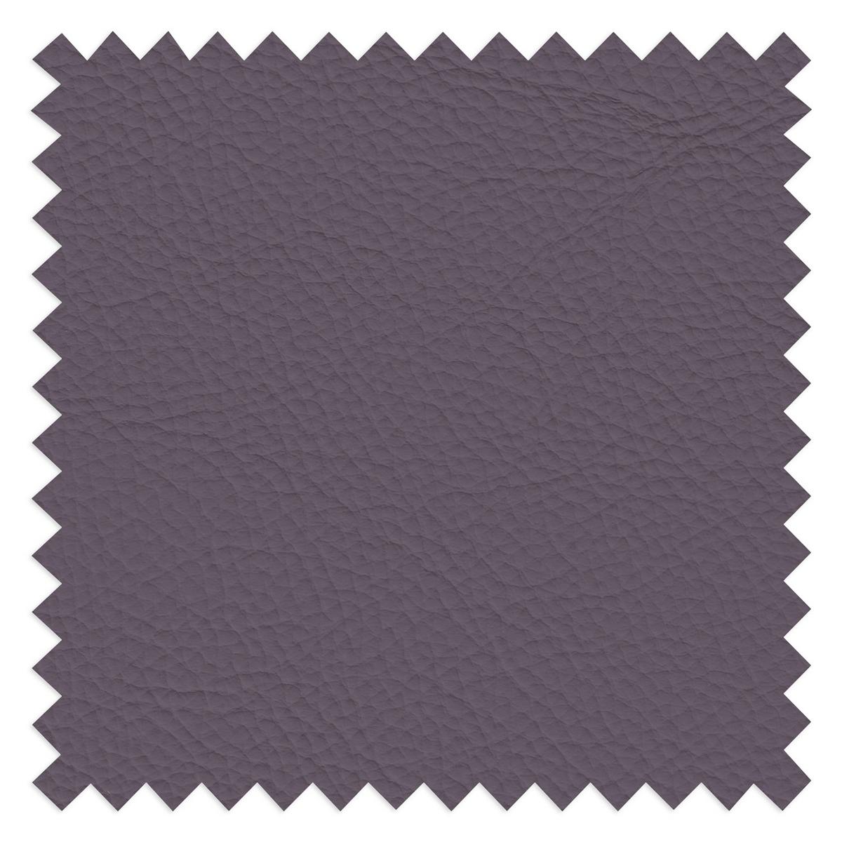 Relaxliege Swing Silver Aubergine B: 65 cm - Silberfarben/Aubergine, Design, Leder (65/65-95/171cm) - Livetastic