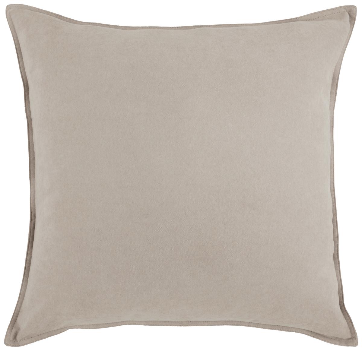 Dekorační polštář Nathi, 60/60cm, šedohnedá - šedohnědá, Konvenční, textil (60/60cm) - Mömax