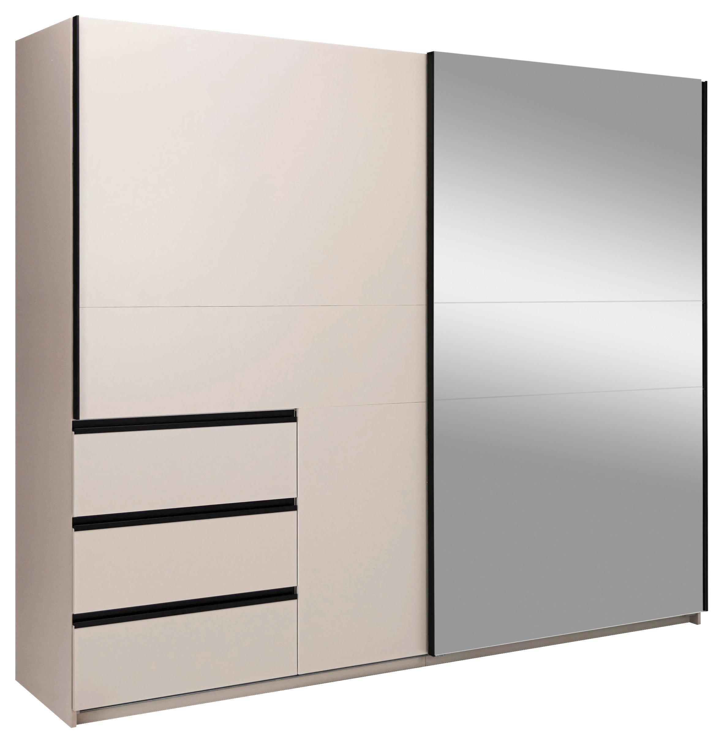 SCHIEBETÜRENSCHRANK Wilma Kaschmir B: 250cm - Kaschmir, MODERN, Holzwerkstoff (250/210/61,5cm) - P & B