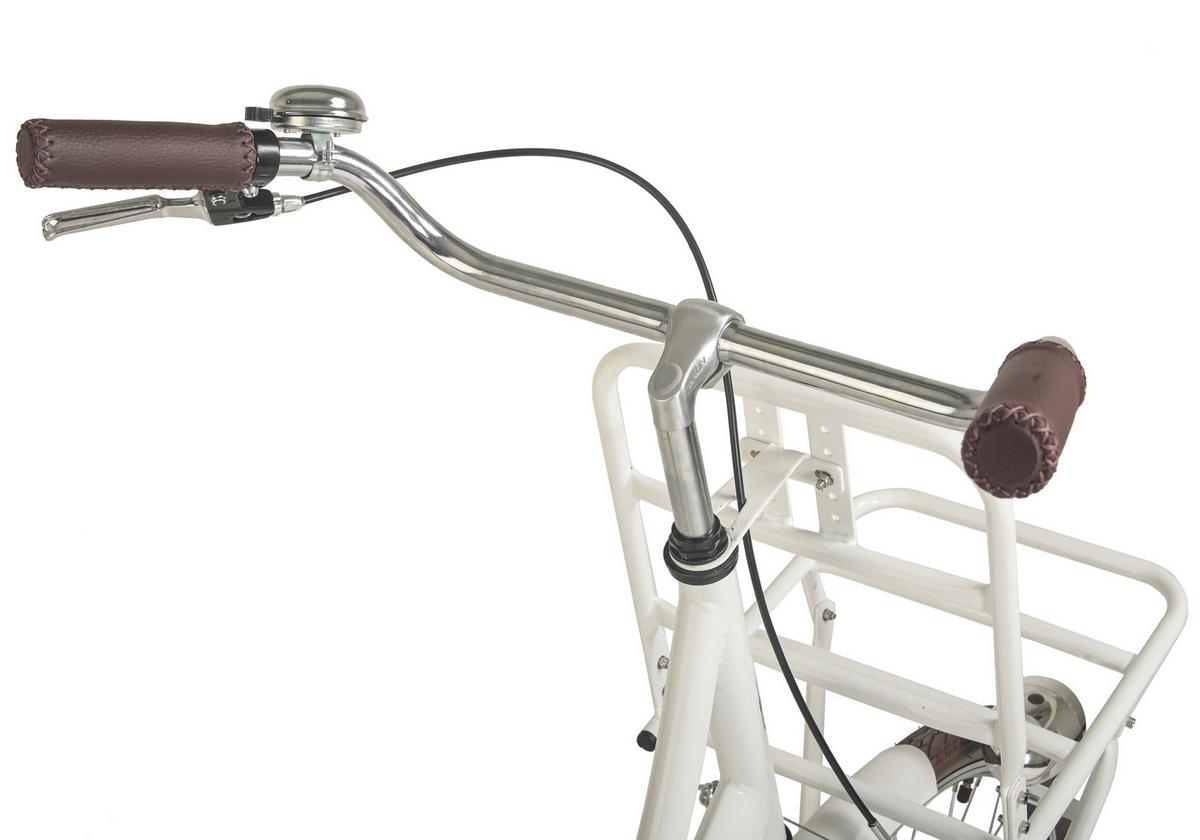 Citybike Hollandia Royal Dutch Singlespeed, Weiß, 28 Zoll - Weiß, Basics, Metall (25/140/60cm)