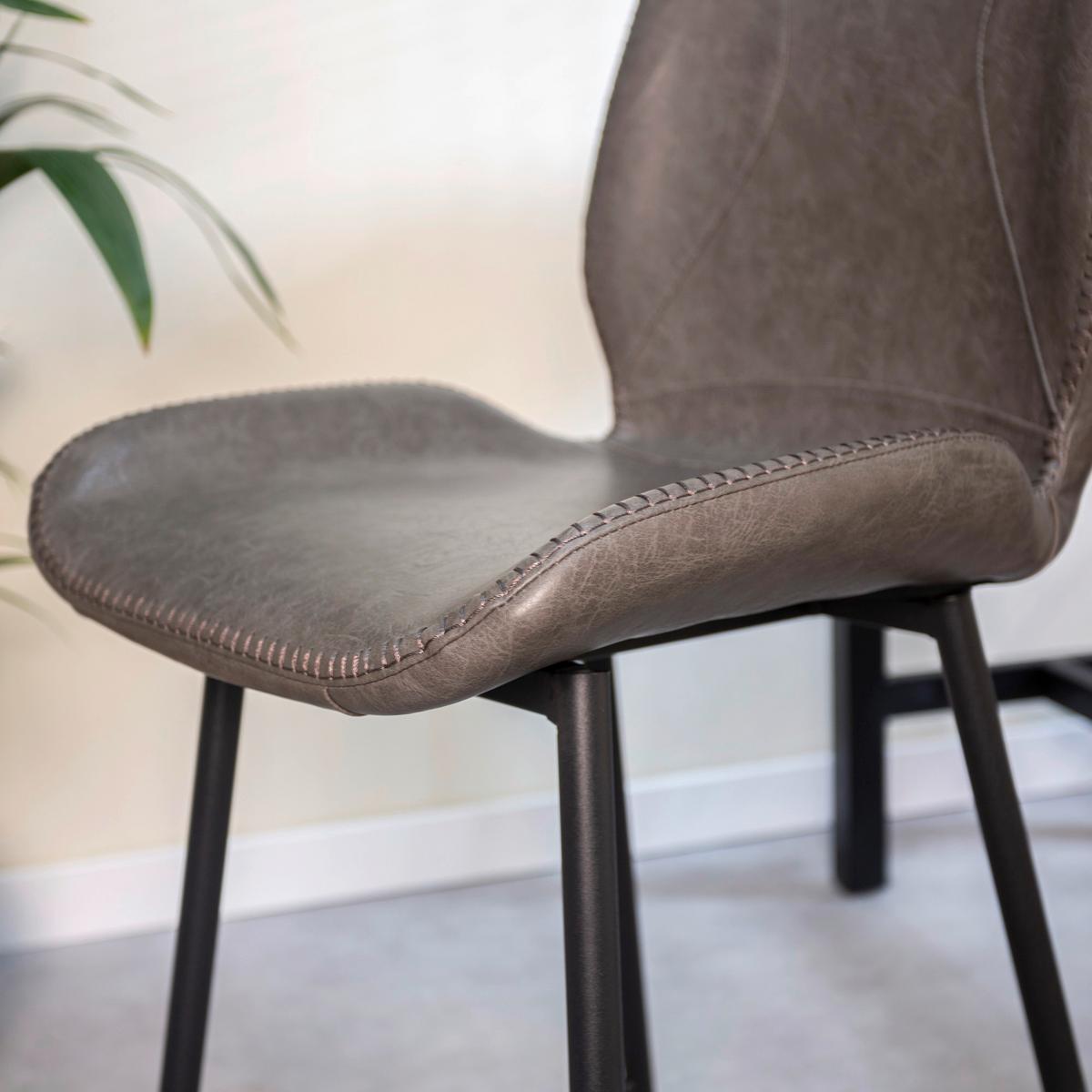 Barhocker-Set Barron - Anthrazit/Schwarz, KONVENTIONELL, Kunststoff/Textil (47/99/40cm) - MID.YOU