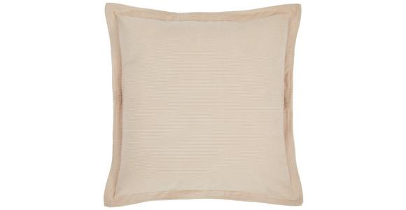 Zierkissen Maren 45x45 Cm Polyester Beige Mit Zipp - Beige, ROMANTIK / LANDHAUS, Textil (45/45cm) - James Wood