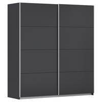 Schwebetürenschrank Subito - Graphitfarben, MODERN, Holzwerkstoff (181/197/61cm) - Rauch Möbel