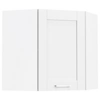 Eckoberschrank Colura - Weiß, Trend, Holzwerkstoff/Kunststoff (57/60/57cm) - MID.YOU